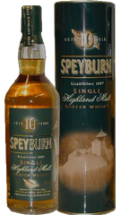Speyburn single malt scotch whisky